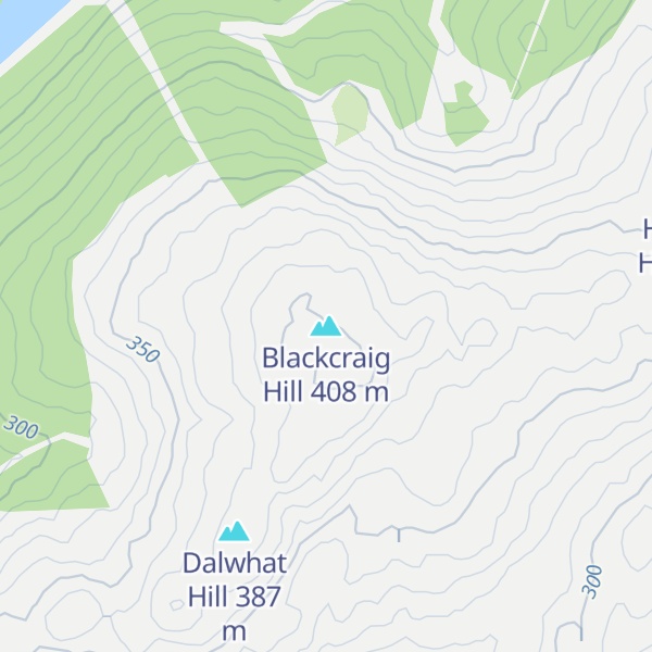Map of Blackcraig Hill