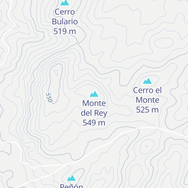 Map of Monte del Rey