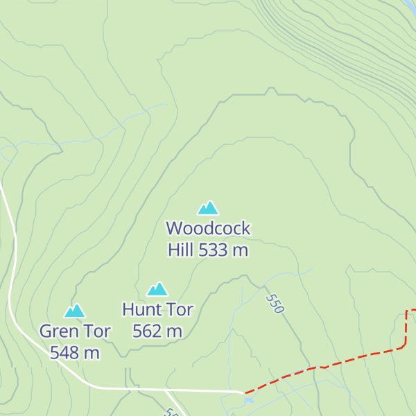 Map of Woodcock Hill