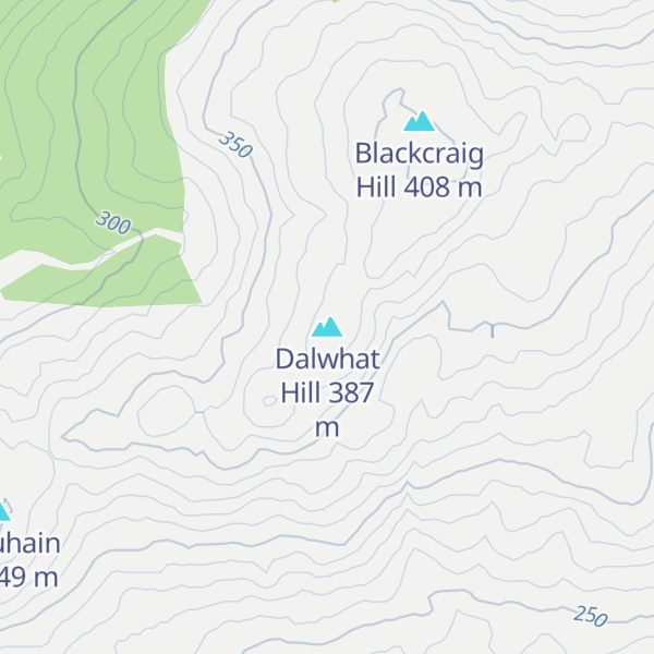 Map of Dalwhat Hill