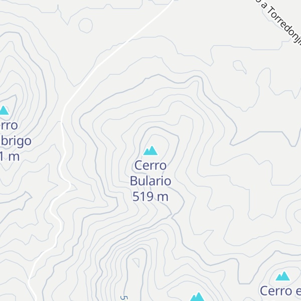 Map of Cerro Bulario