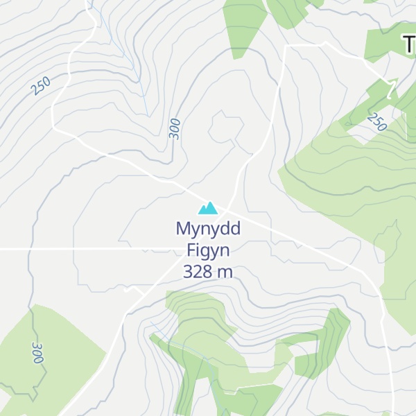 Map of Mynydd Figyn