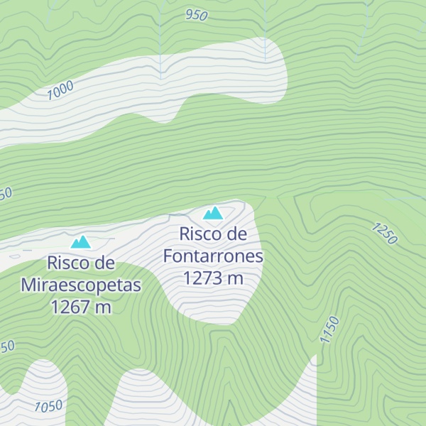 Map of Risco de Fontarrones