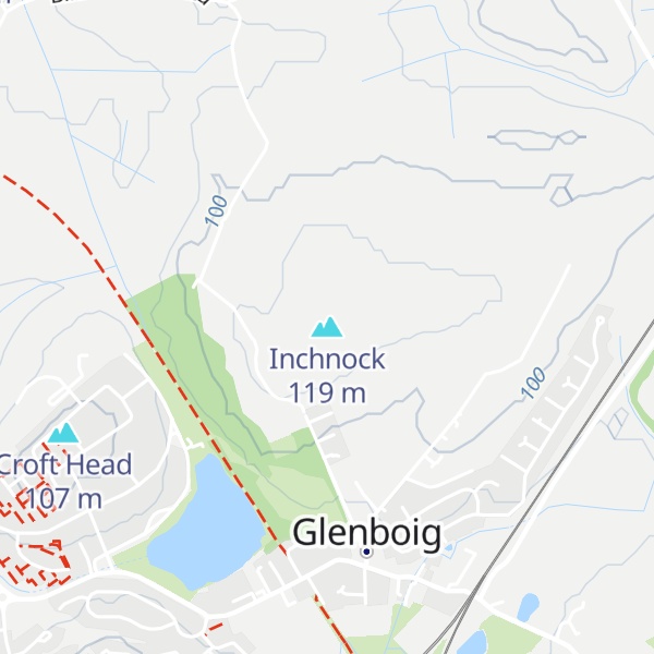 Map of Inchnock