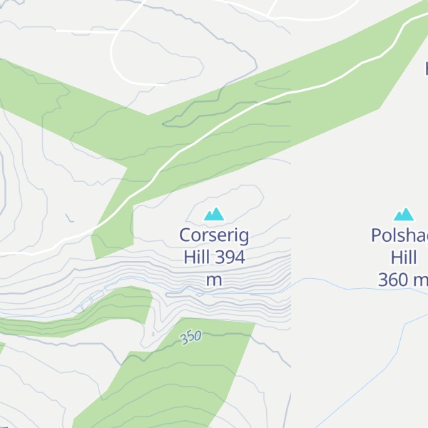 Map of Corserig Hill