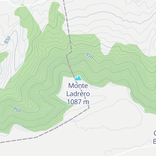 Map of Monte Ladrero