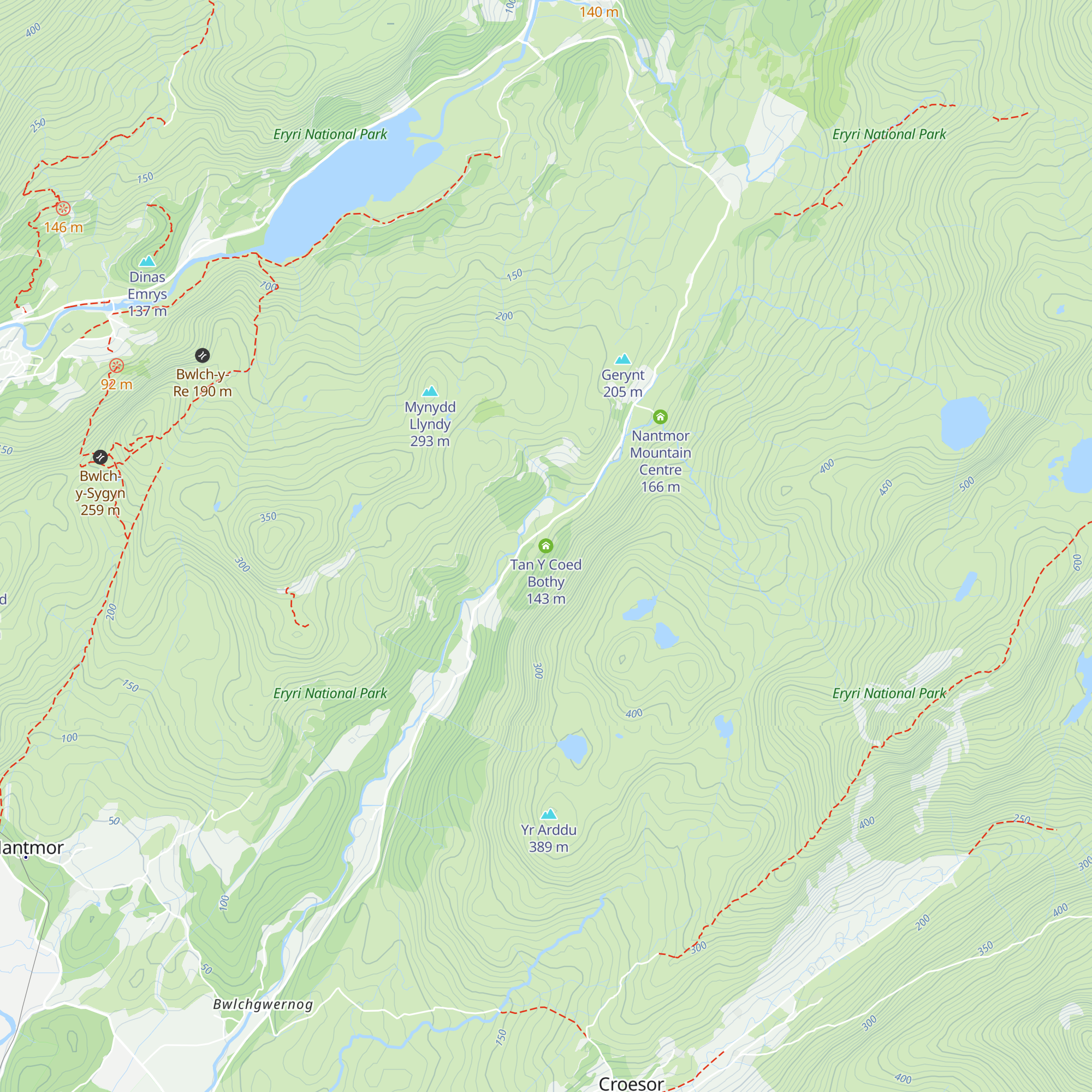 Tan Y Coed Bothy map