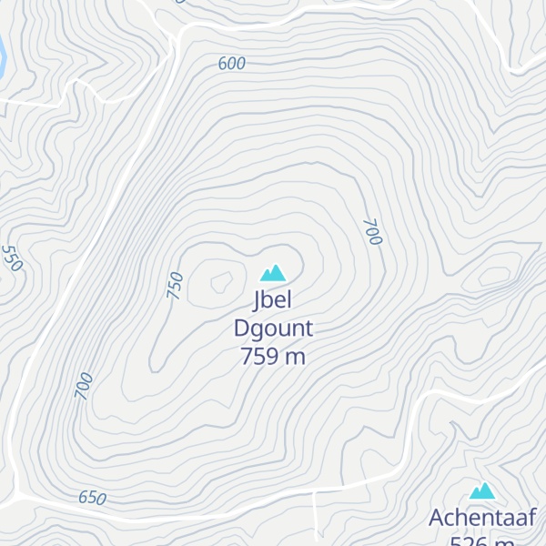 Map of Jbel Dgount