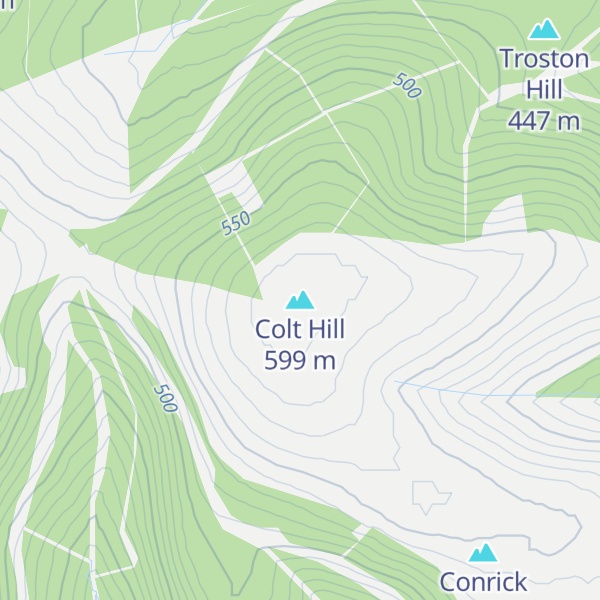 Map of Colt Hill