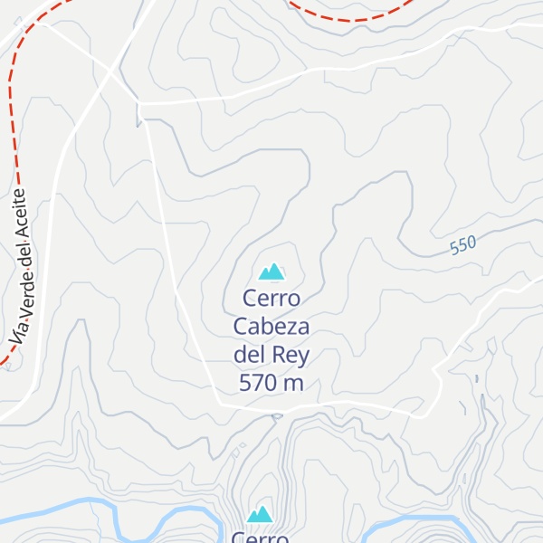 Map of Cerro Cabeza del Rey