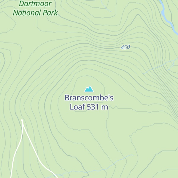 Map of Branscombe's Loaf