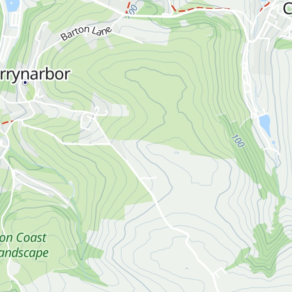 Map of Greenpark Hill