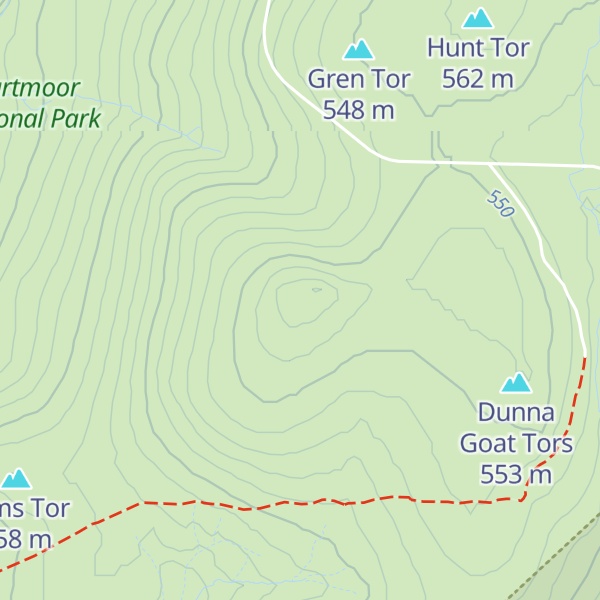 Map of Great Links Tor