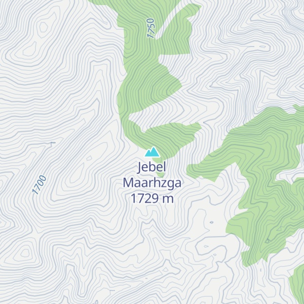Map of Jebel Maarhzga