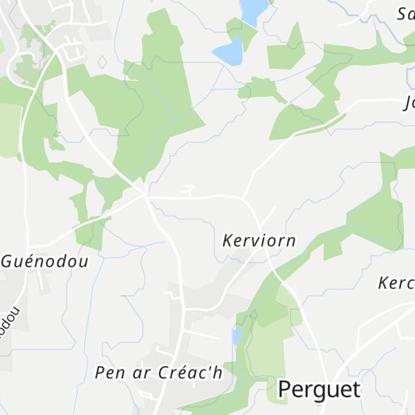 Map of Gîtes de Bénodet