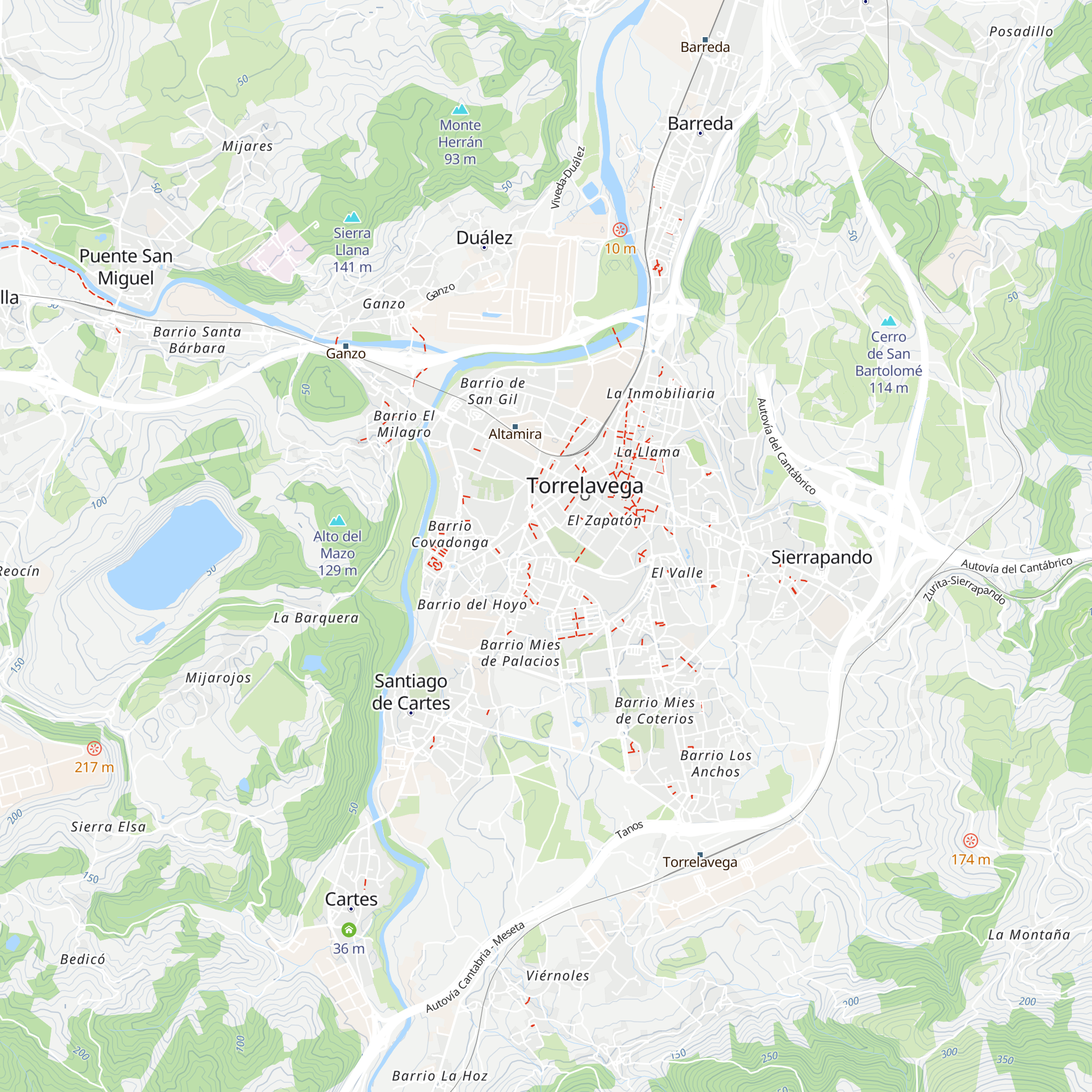 Agencia de Turismo de Cantabria map