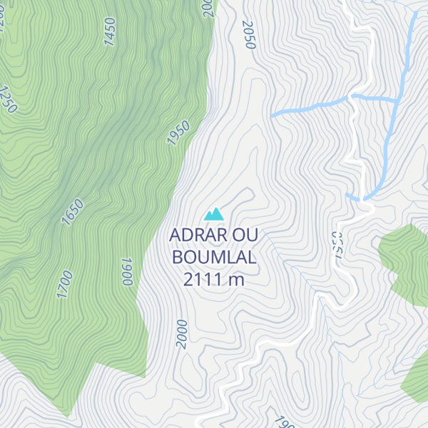 Map of ADRAR OU BOUMLAL