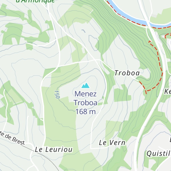 Map of Menez Troboa