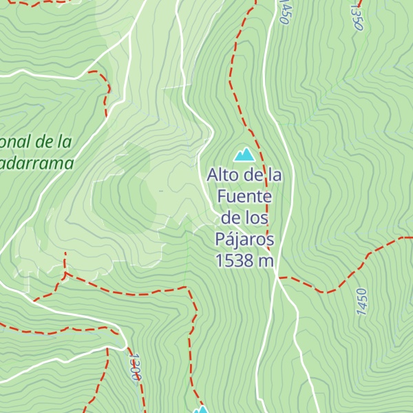 Map of Refugio de los Pastores