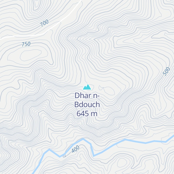Map of Dhar n-Bdouch