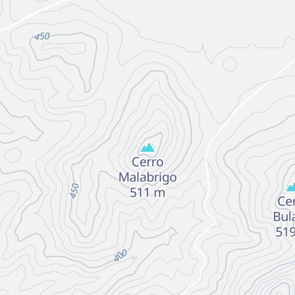 Map of Cerro Malabrigo