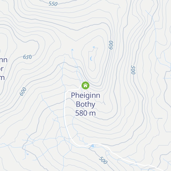 Map of Pheiginn Bothy