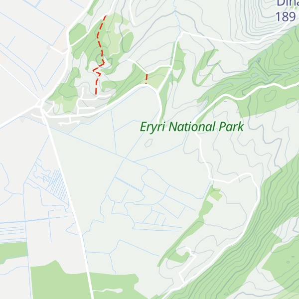 Map of Ynys Ifan