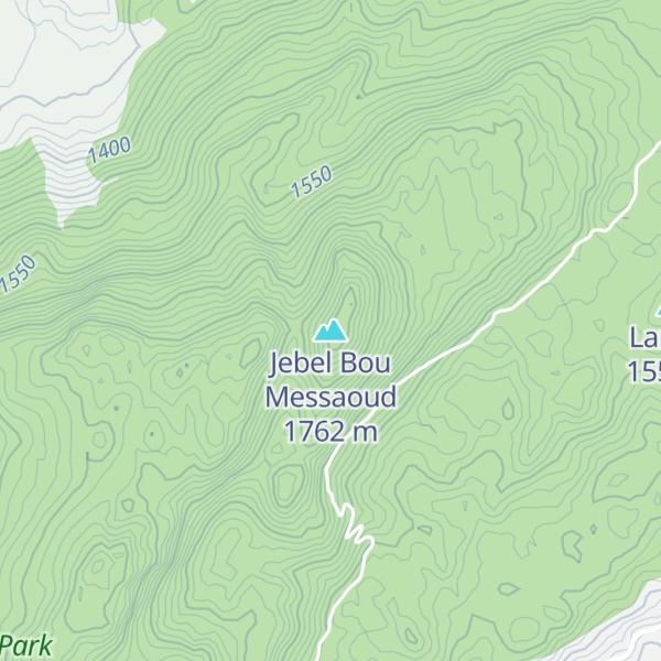 Map of Jebel Bou Messaoud