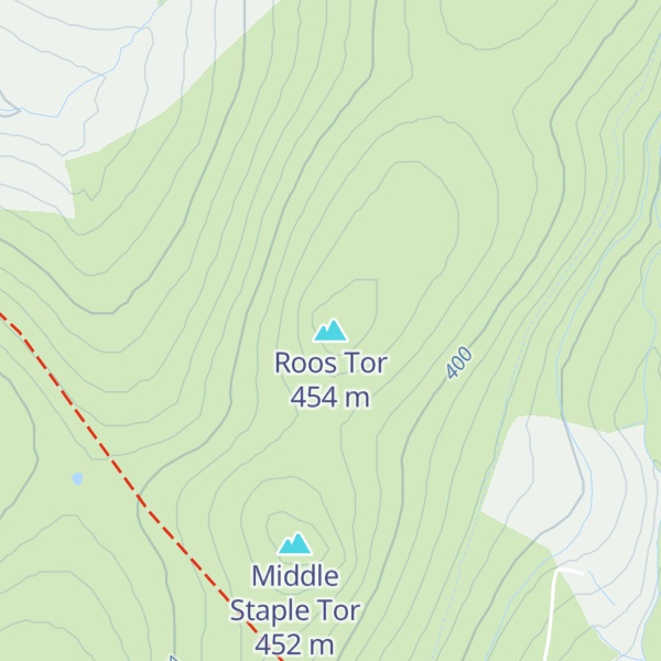 Map of Roos Tor