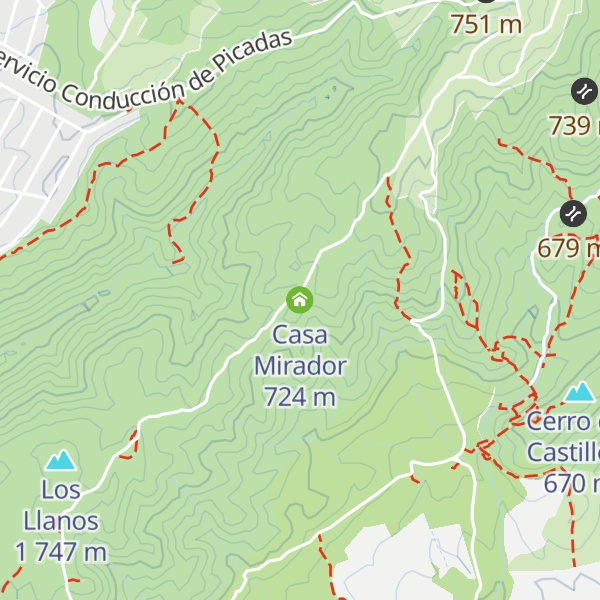 Map of Casa Mirador