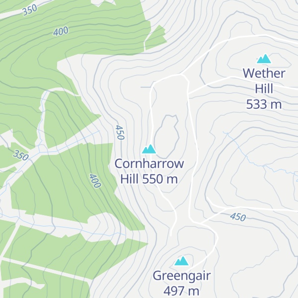 Map of Cornharrow Hill