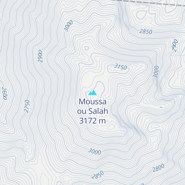 Map of Moussa ou Salah