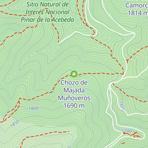 Map of Chozo de Majada Muñoveros