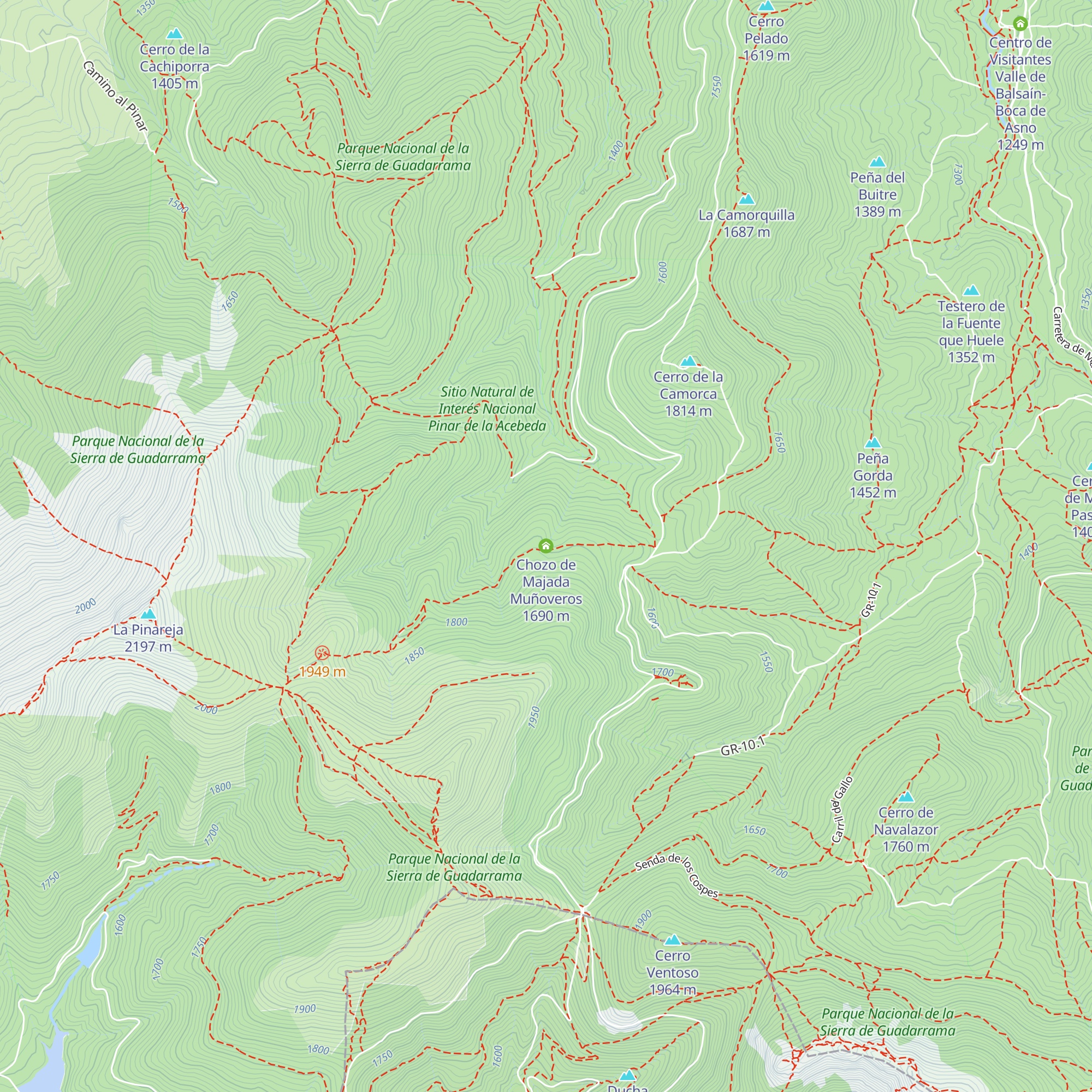 Chozo de Majada Muñoveros map