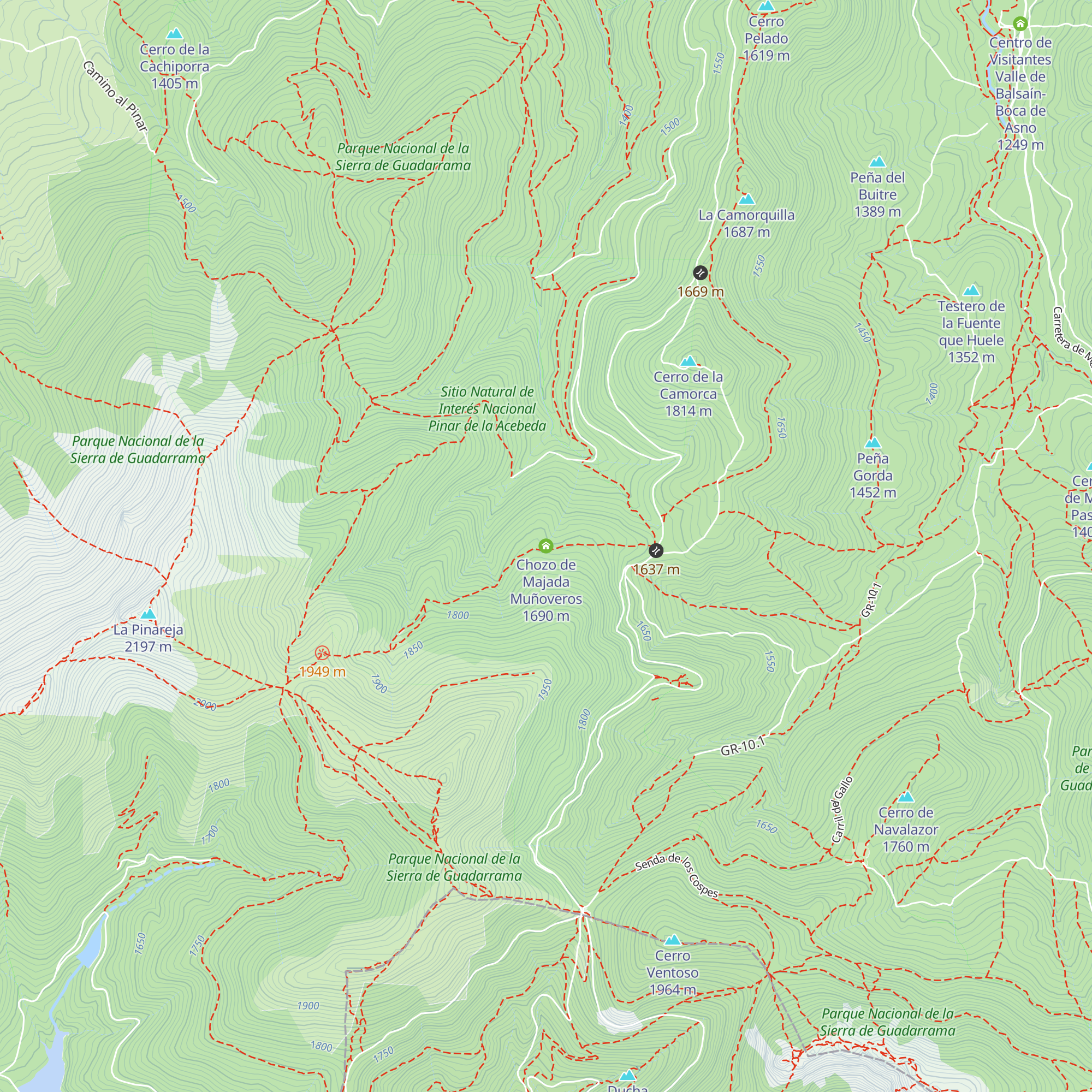 Chozo de Majada Muñoveros map
