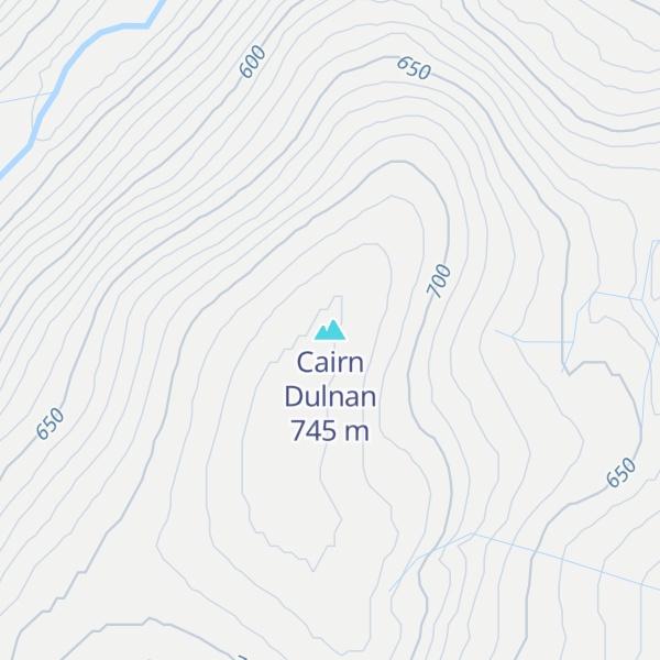 Map of Cairn Dulnan