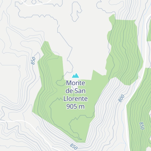 Map of Monte de San Llorente