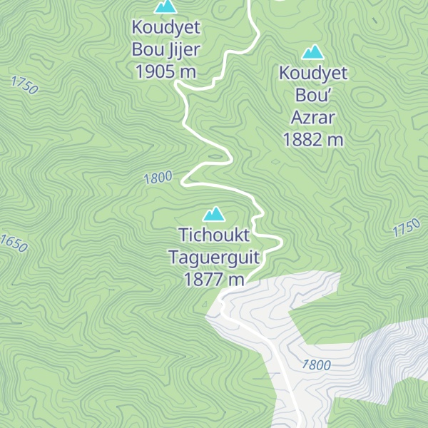 Map of Tichoukt Taguerguit