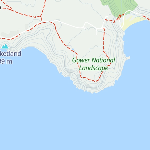 Map of High Pennard