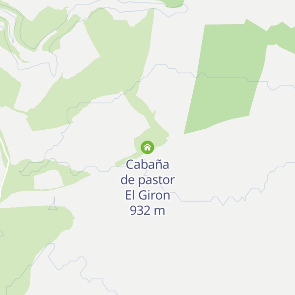 Map of Cabaña de pastor El Giron