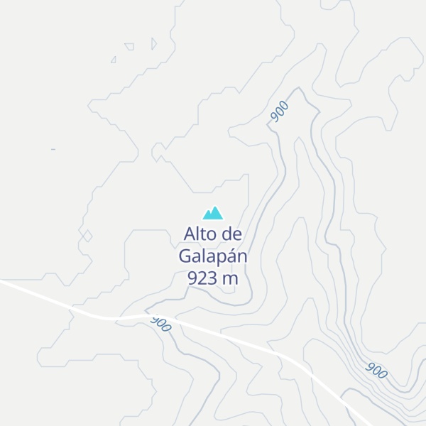 Map of Alto de Galapán