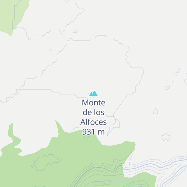 Map of Monte de los Alfoces