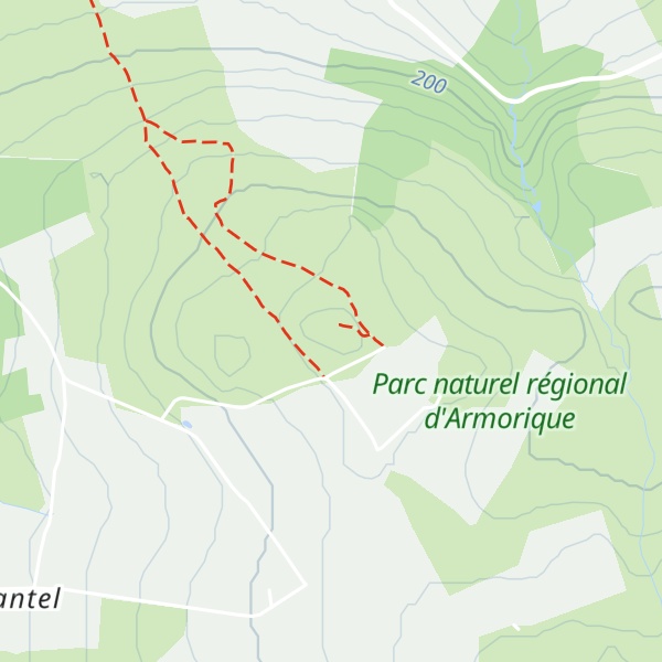 Map of Roc'h an Daol