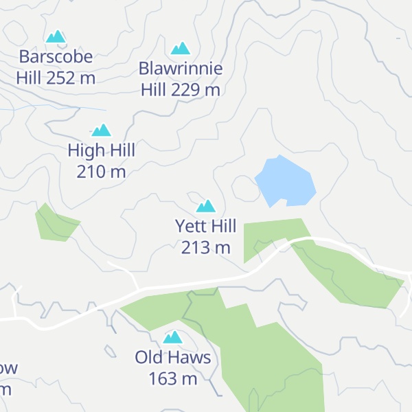 Map of Yett Hill