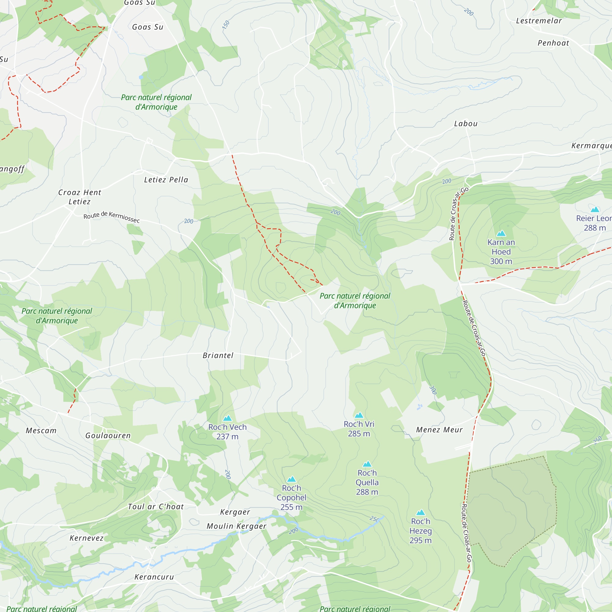 Gîte de Balanec map