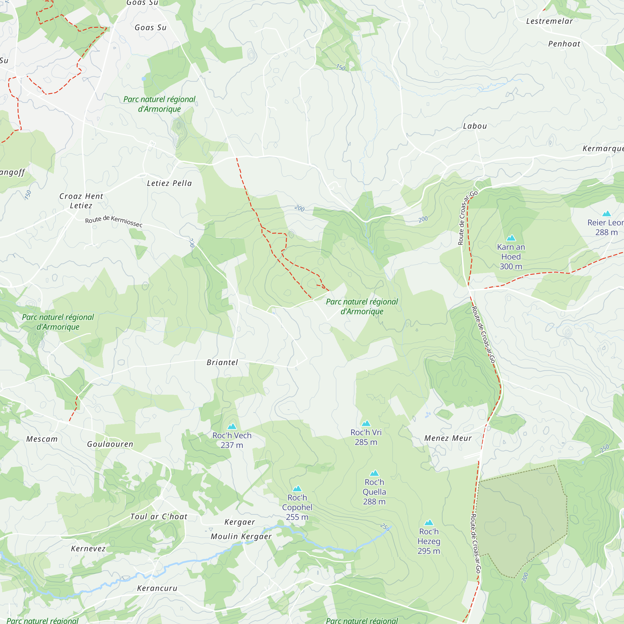 Gîte de Balanec map