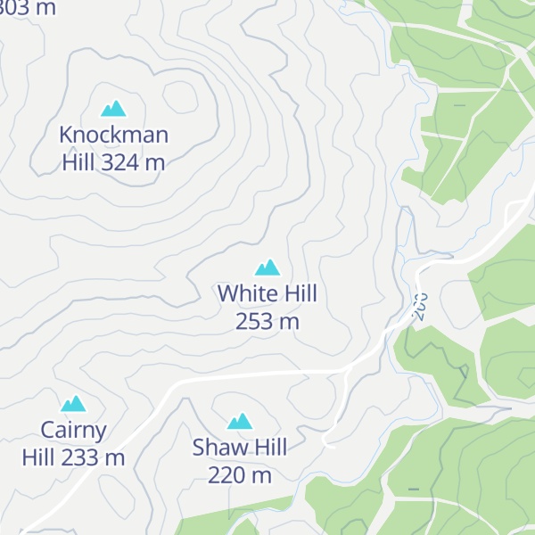 Map of White Hill