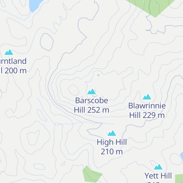Map of Barscobe Hill