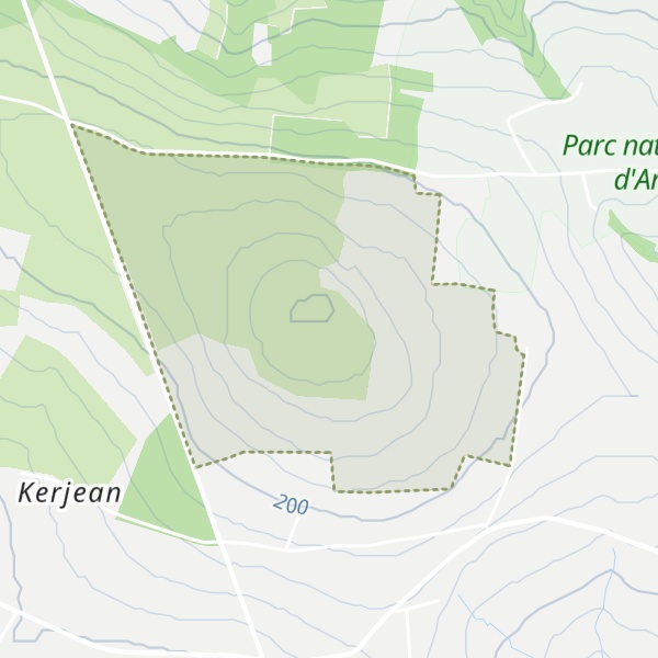 Map of Menez Quelc’h