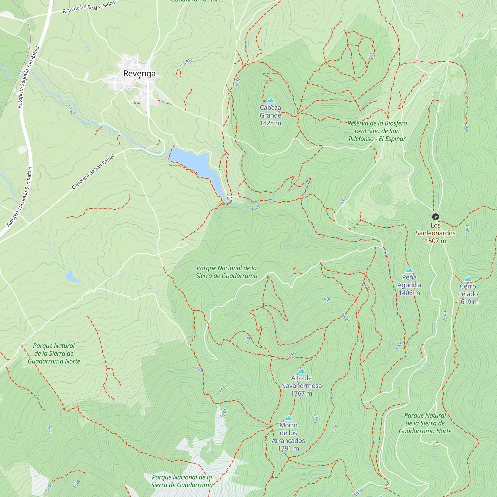 Cabaña Huete map
